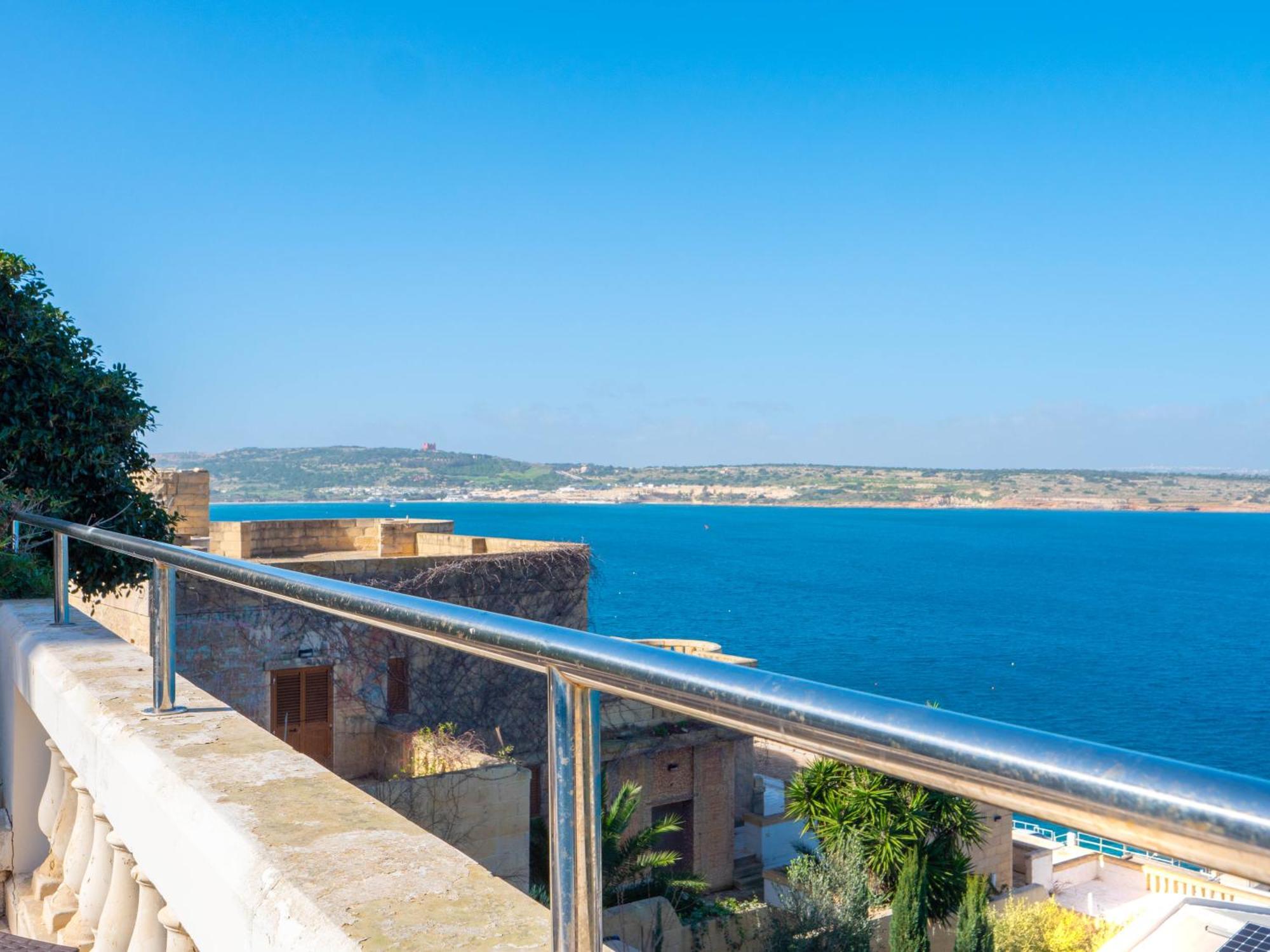 Villa Palma - Sunset Sea Views With Pool, Jacuzzi, Sauna And Games Room Мелліха Екстер'єр фото