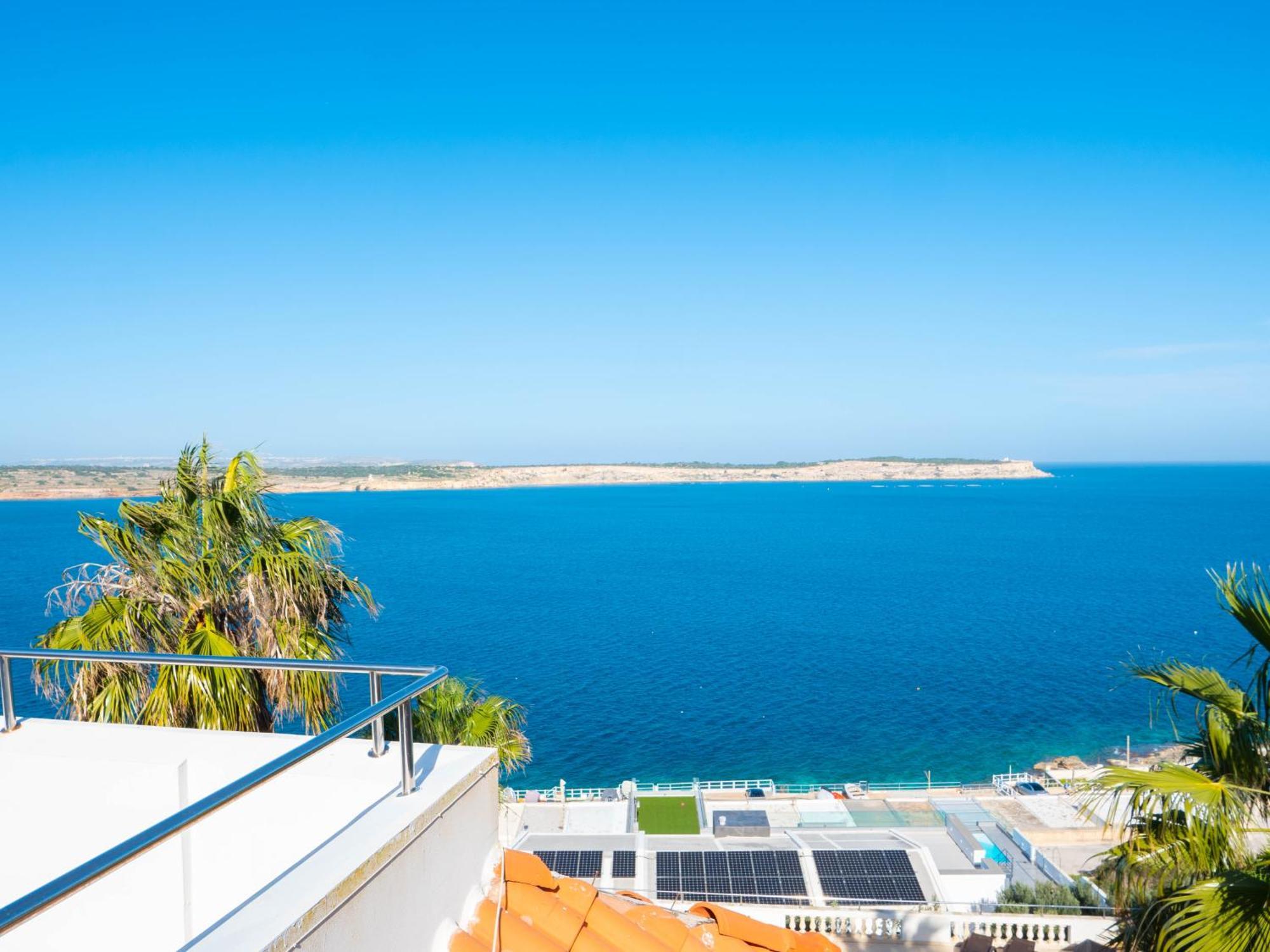 Villa Palma - Sunset Sea Views With Pool, Jacuzzi, Sauna And Games Room Мелліха Екстер'єр фото
